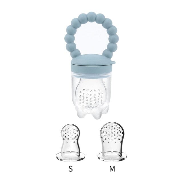 Pacifier Food Nibbler Accessories + Essentials Baby Boujee Blue 