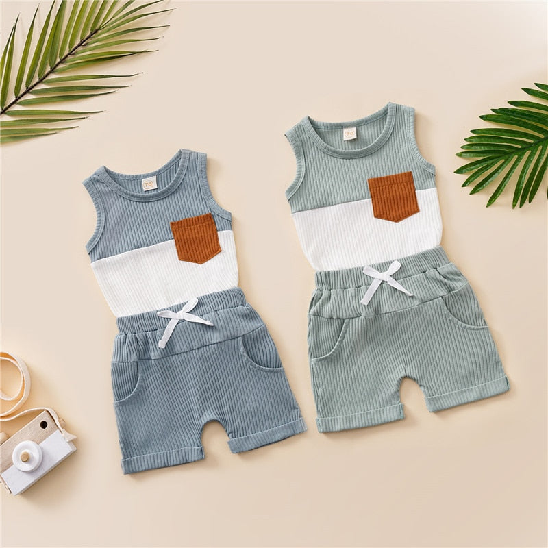 Baby Boys Summer Sleeveless Outfits