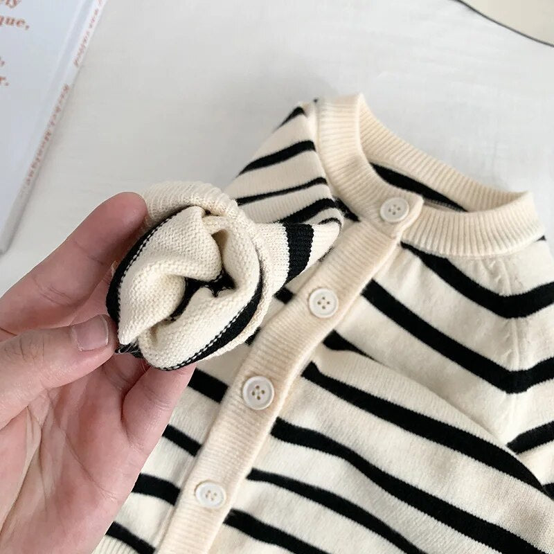 Striped Knit Toddler Set