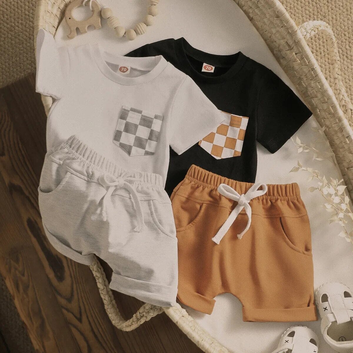 Casual Shorts Set Boys Clothing Baby Boujee 