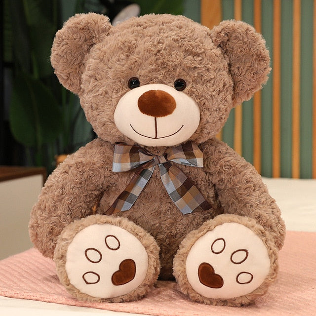 Bow Teddy Bear Gifts + Toys Baby Boujee 80cm (31.5") Light Brown 