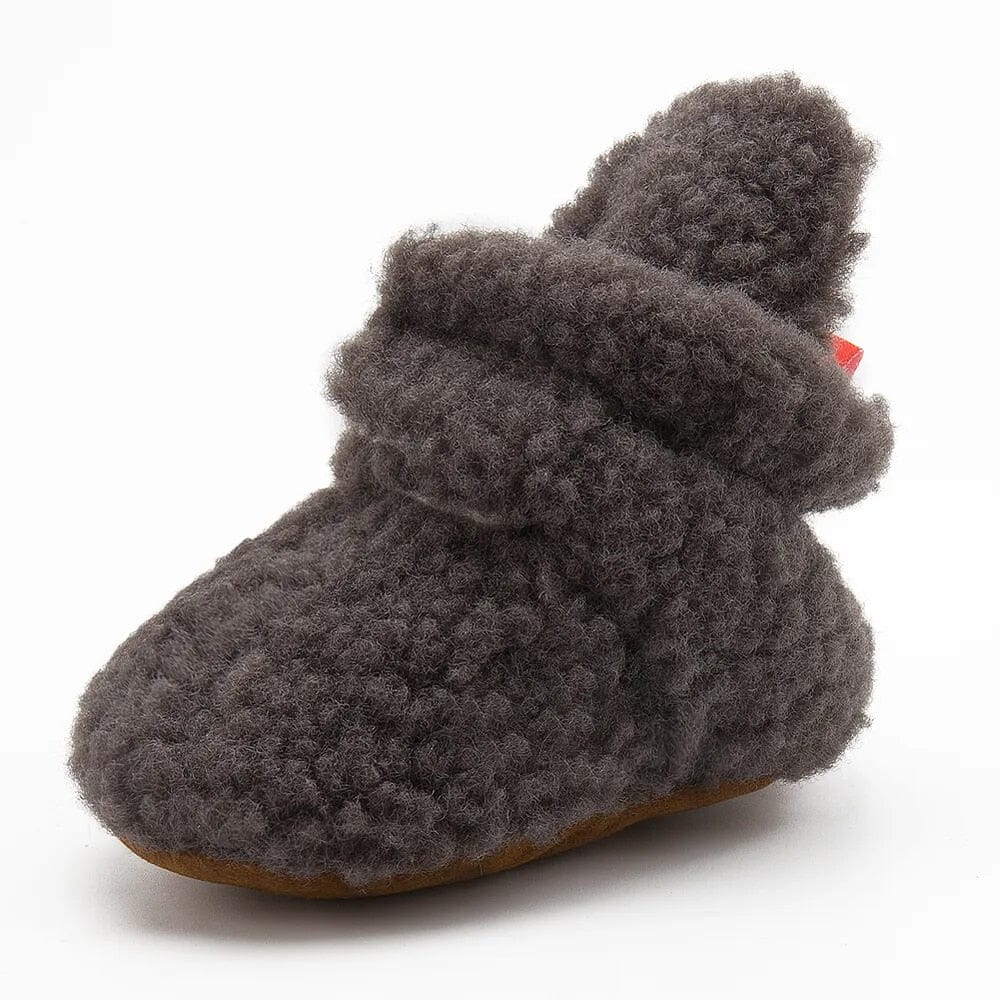 Winter Fluff Baby Booties Shoes + Socks Baby Boujee 2 0-6M 