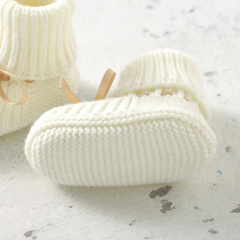 Tiny Steps Knitwear Set Shoes + Socks Baby Boujee 