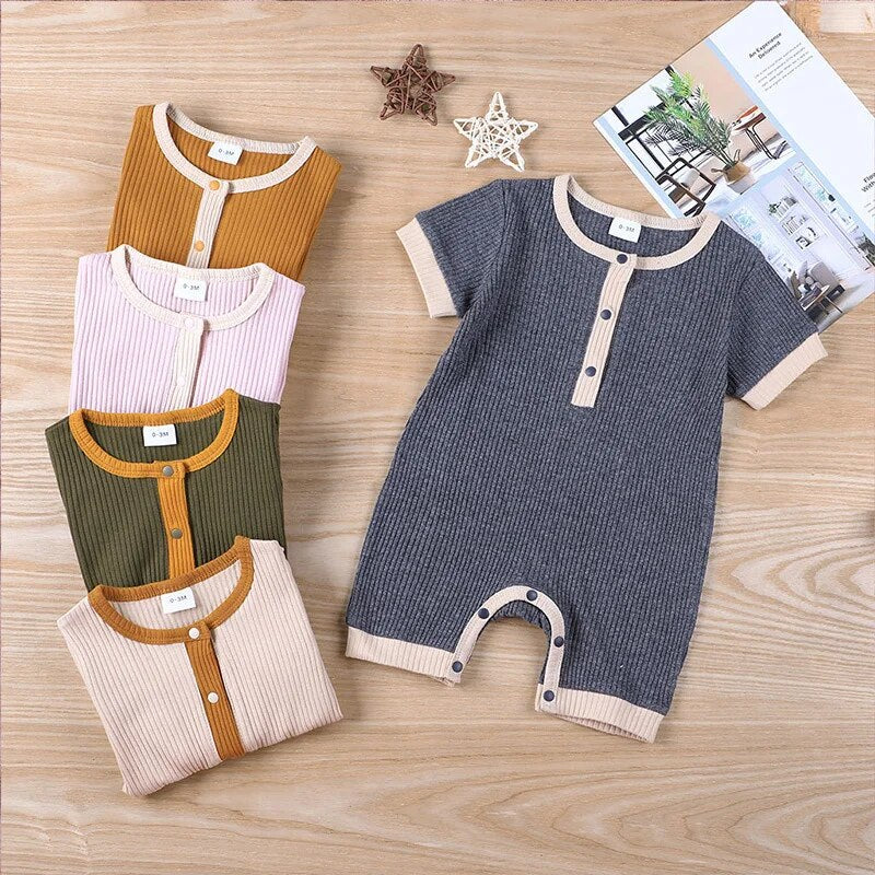 Summer Cotton Infant Romper Unisex Clothing Baby Boujee 