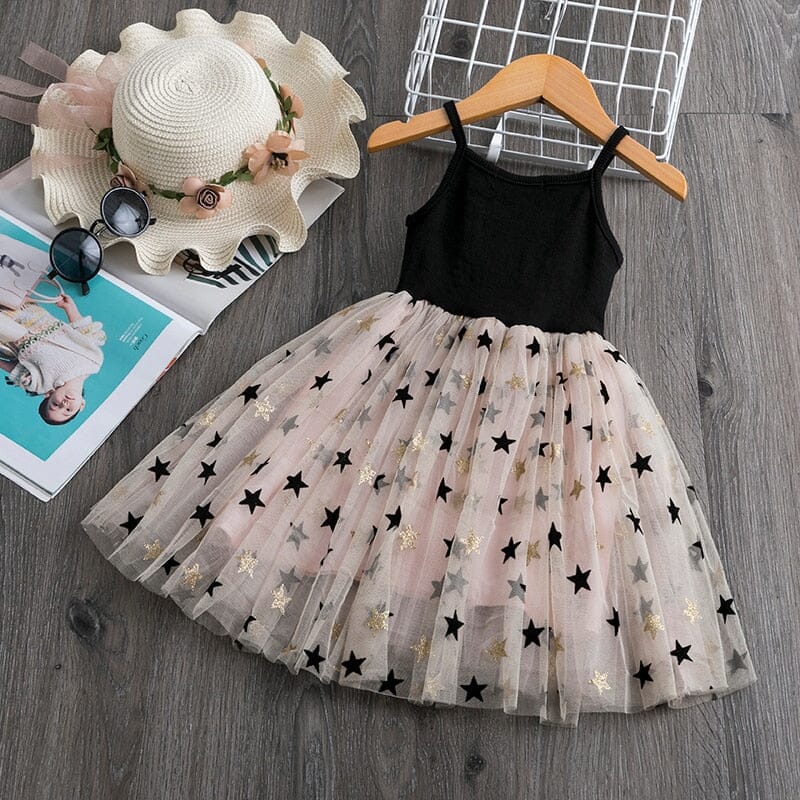 Milky Way Dress Girls Clothing Baby Boujee Black 3T 