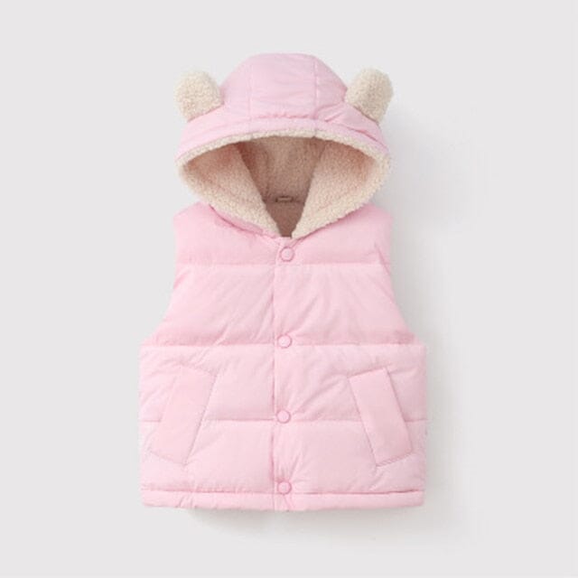 Winter Chic Vest USAdrop Pink 12M 