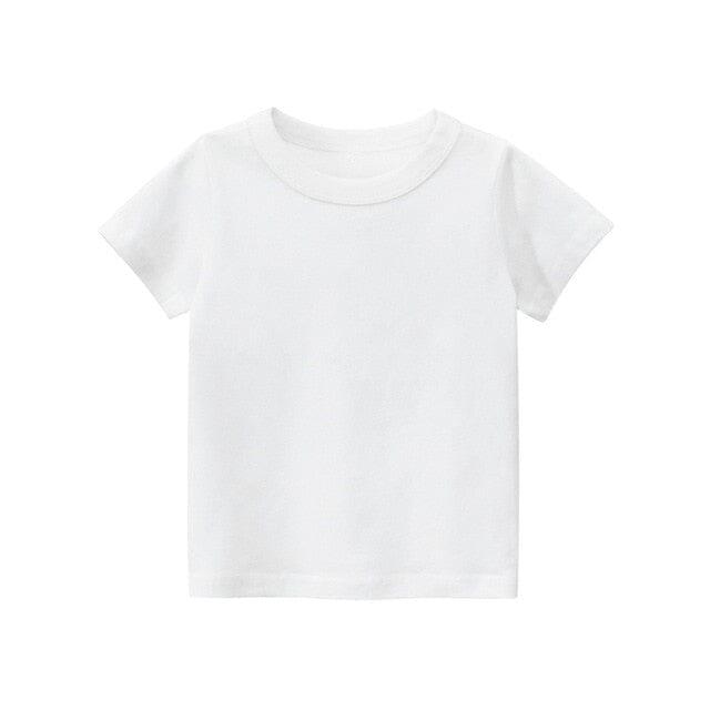 Plain Tee Unisex Clothing Baby Boujee White 2T 