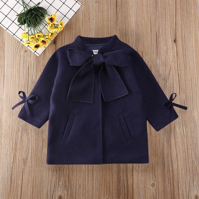 Bowlicious Winter Coat Girls Clothing Baby Boujee Dark Blue 2T-3T 