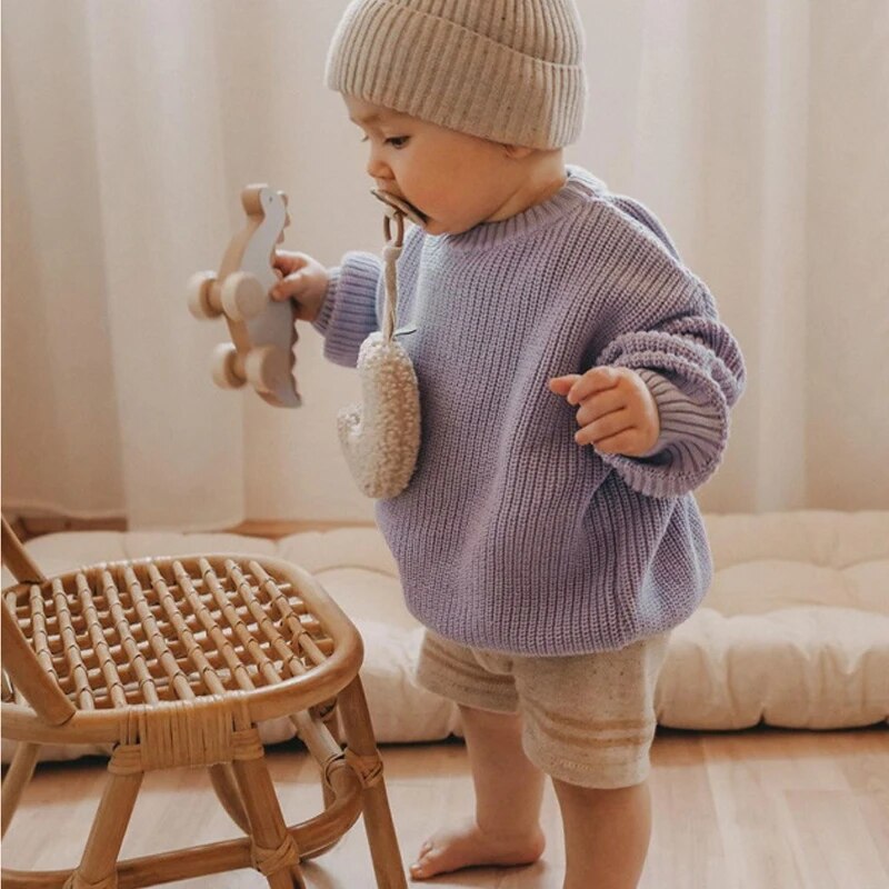 Cozy Toddler Knit Sweater Unisex Clothing Baby Boujee 