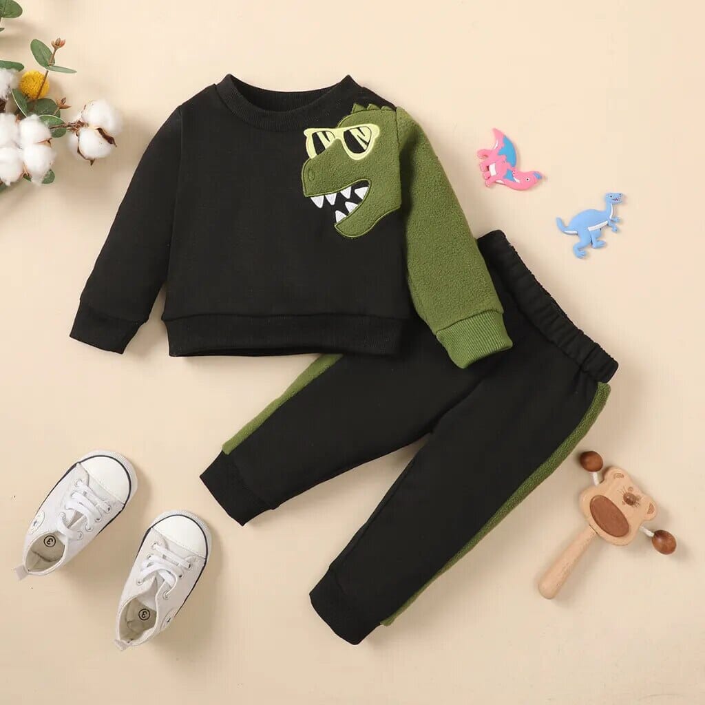 Dino Delight Toddler Boy's Set Boys Clothing Baby Boujee 